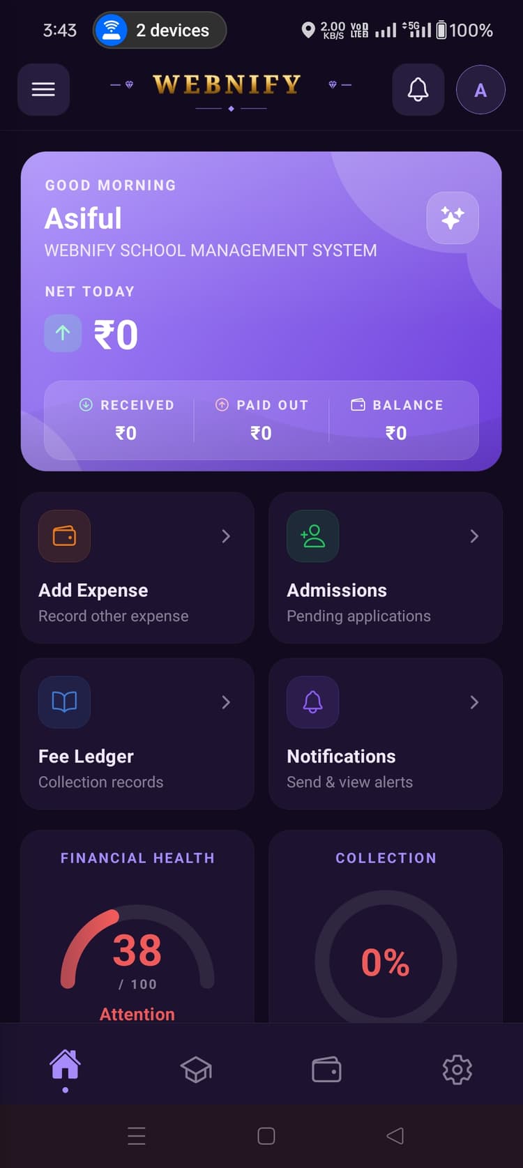 Your school, on one glance